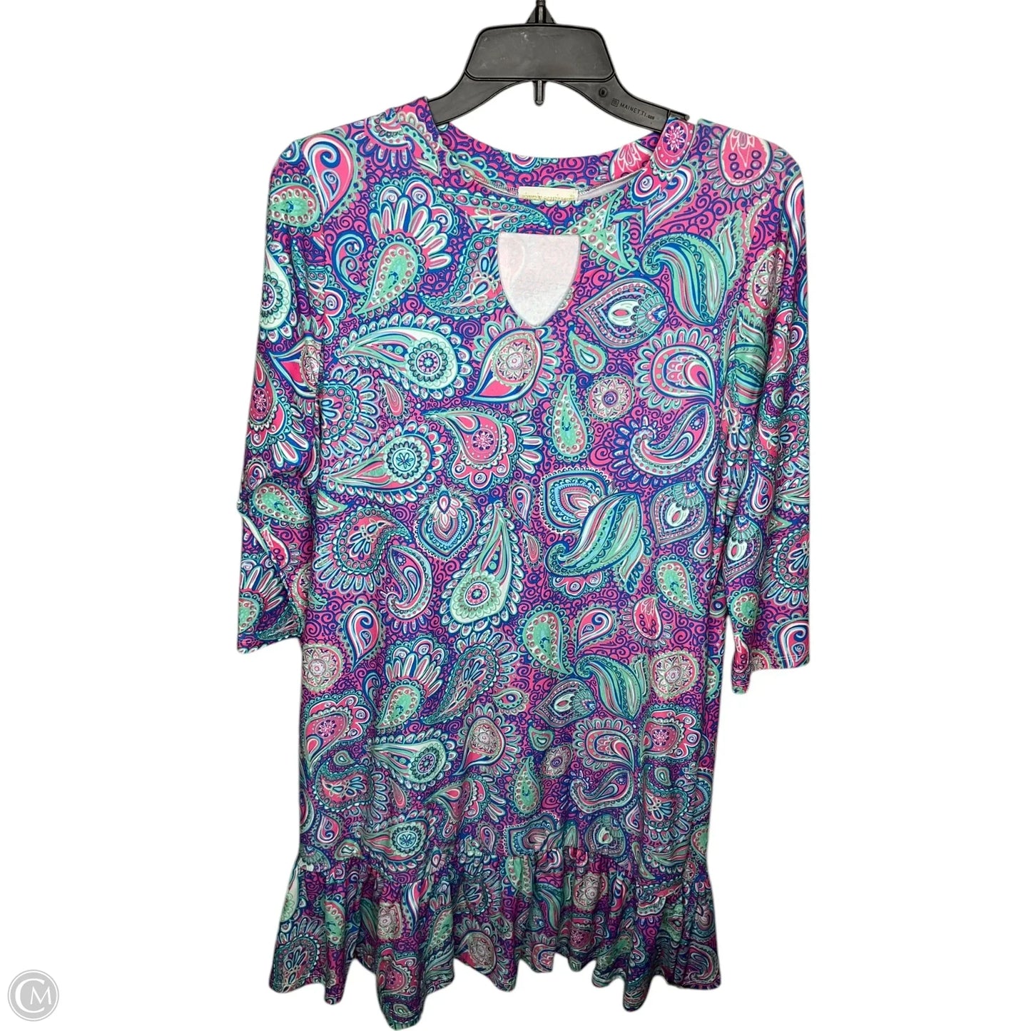 Dress Casual Short By Simply Southern In Paisley Print, Size: M
