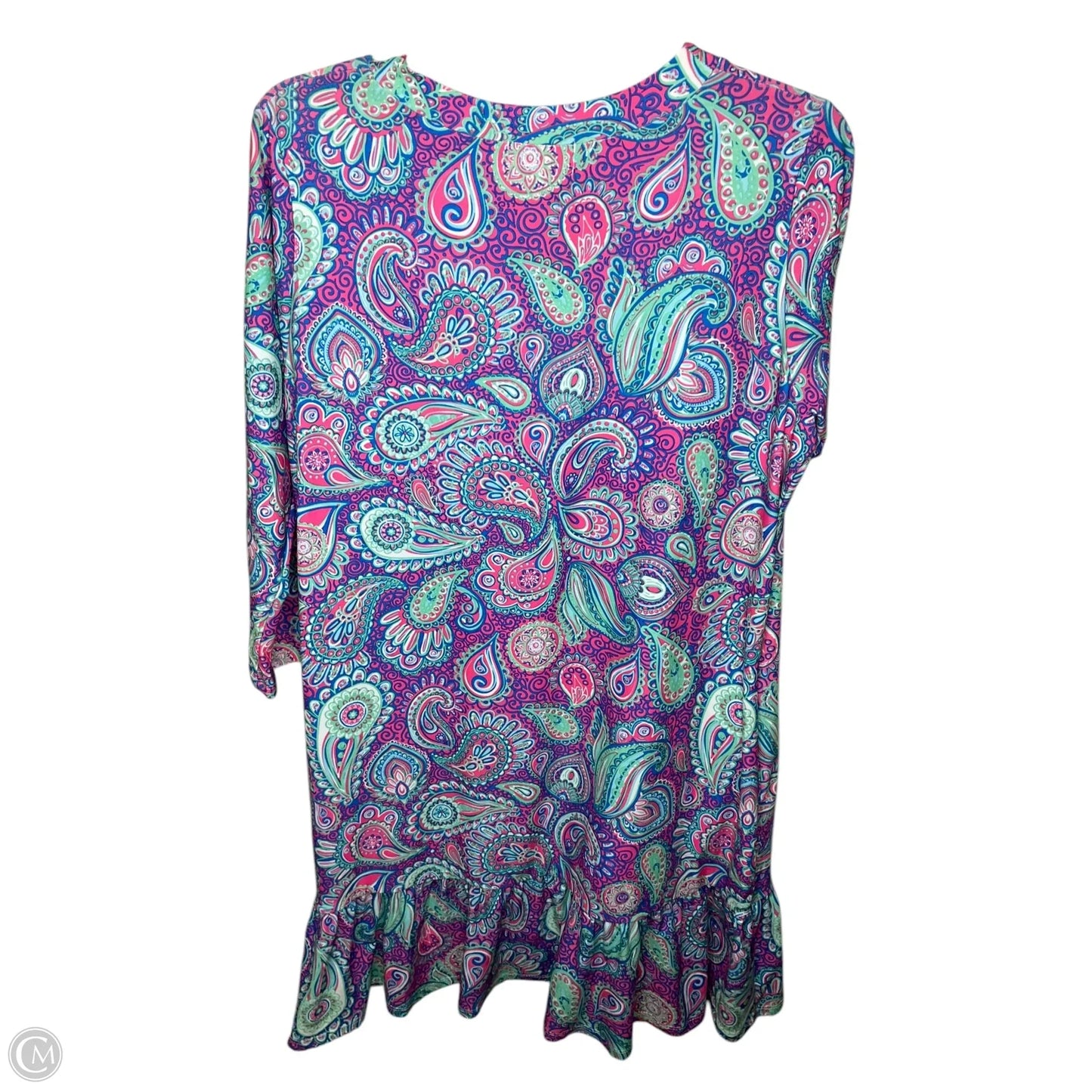 Dress Casual Short By Simply Southern In Paisley Print, Size: M