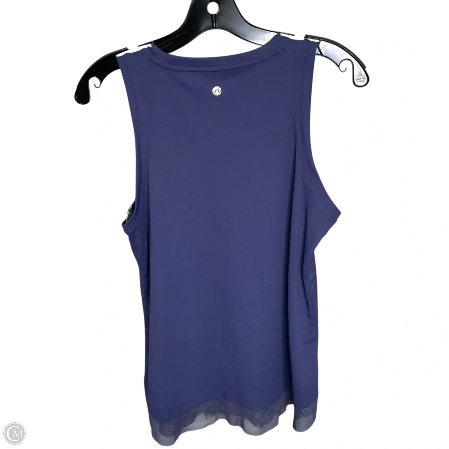 Athletic Tank Top By Apana In Blue, Size: S