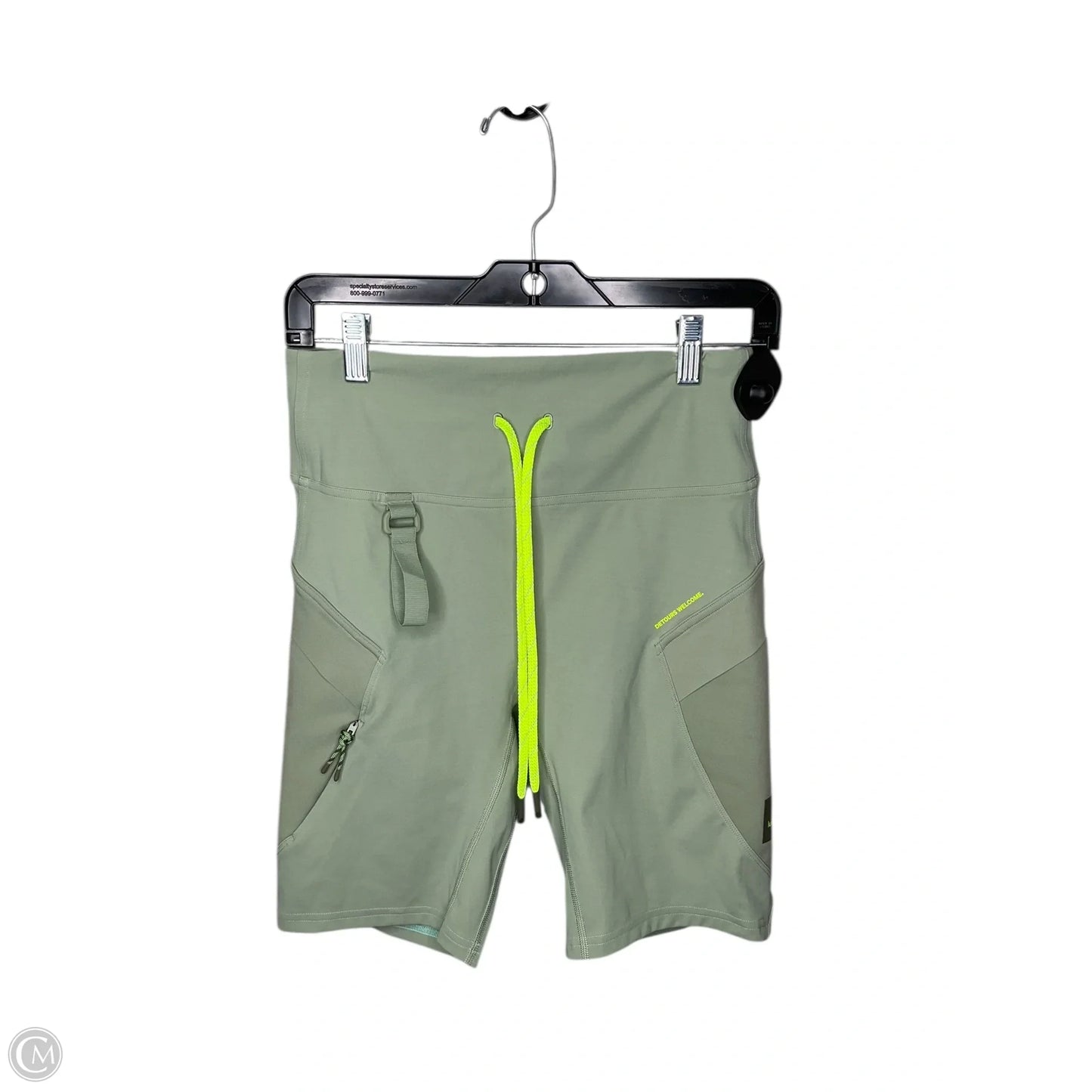 Athletic Shorts By Lululemon In Green, Size: 8