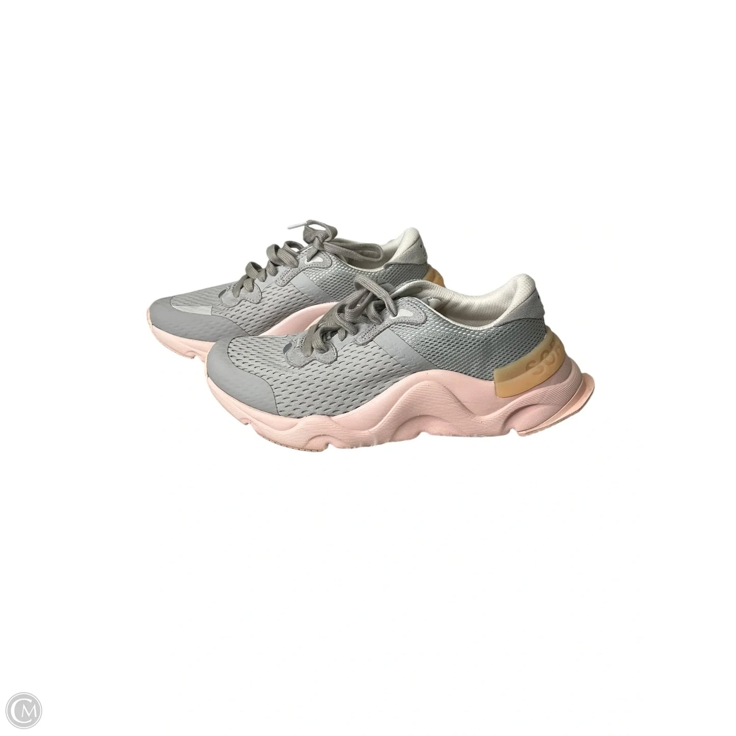 Shoes Athletic By Sorel In Grey & Pink, Size: 10