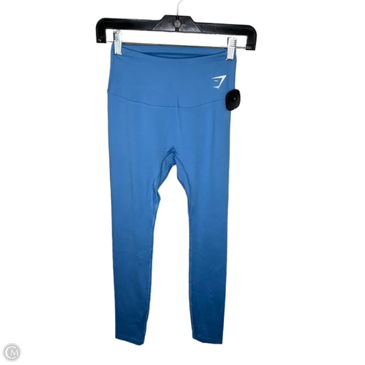 Athletic Leggings By Gym Shark In Blue, Size: S