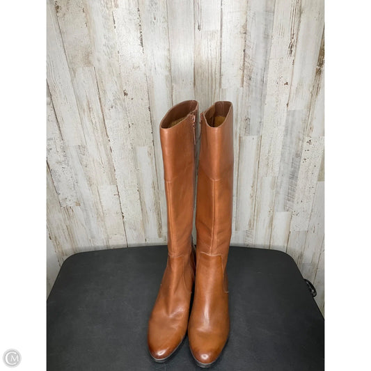 Boots Knee Heels By Naturalizer In Brown, Size: 9