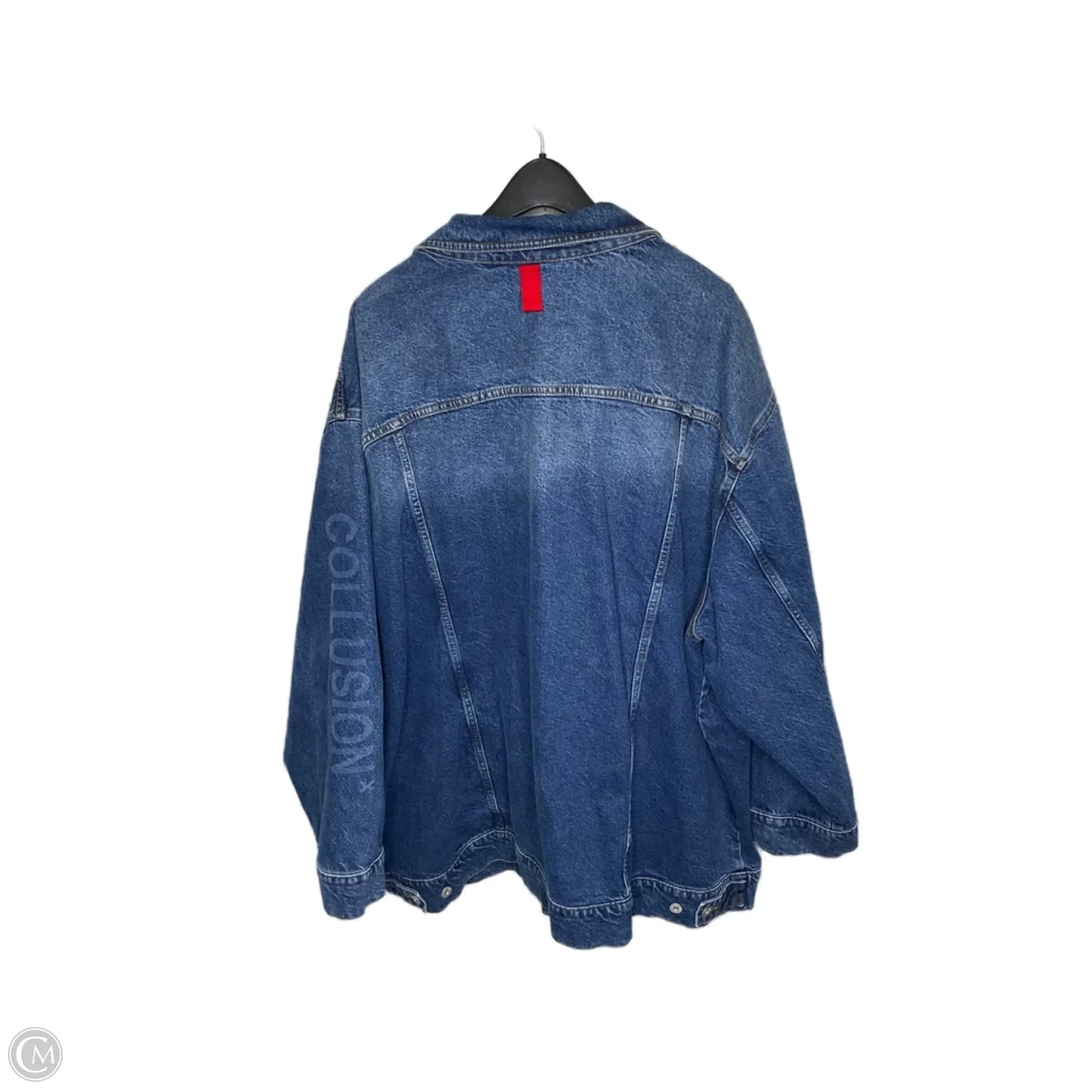 Jacket Denim By Clothes Mentor In Blue Denim, Size: 2x