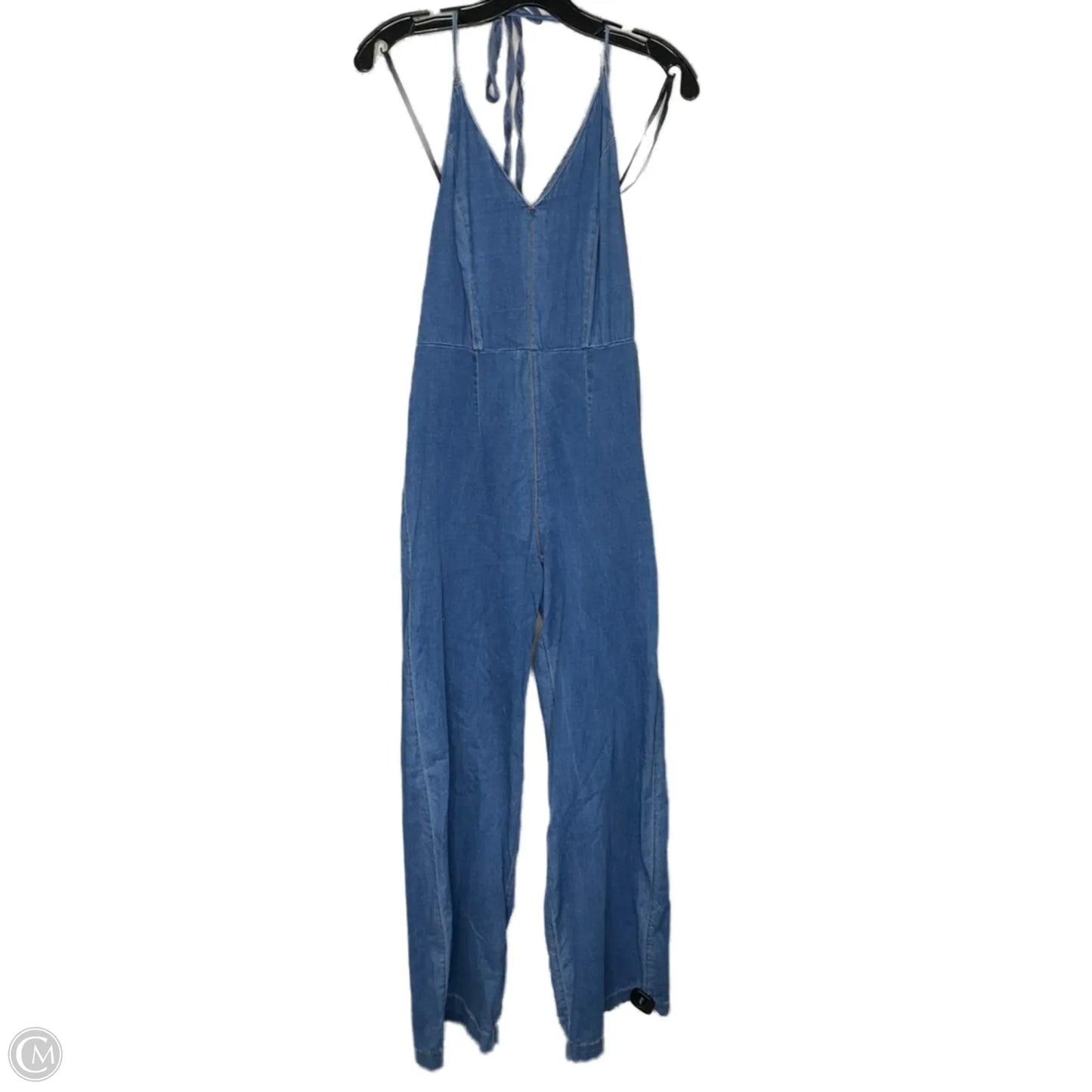 Jumpsuit By Clothes Mentor In Blue Denim, Size: S