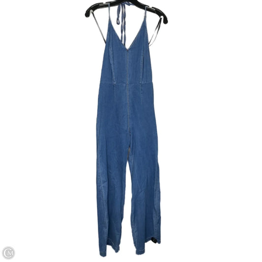 Jumpsuit By Clothes Mentor In Blue Denim, Size: S