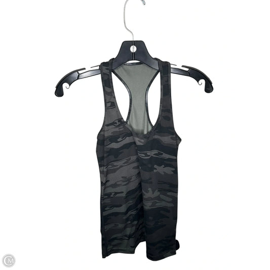 Athletic Tank Top By Lululemon In Camouflage Print, Size: S
