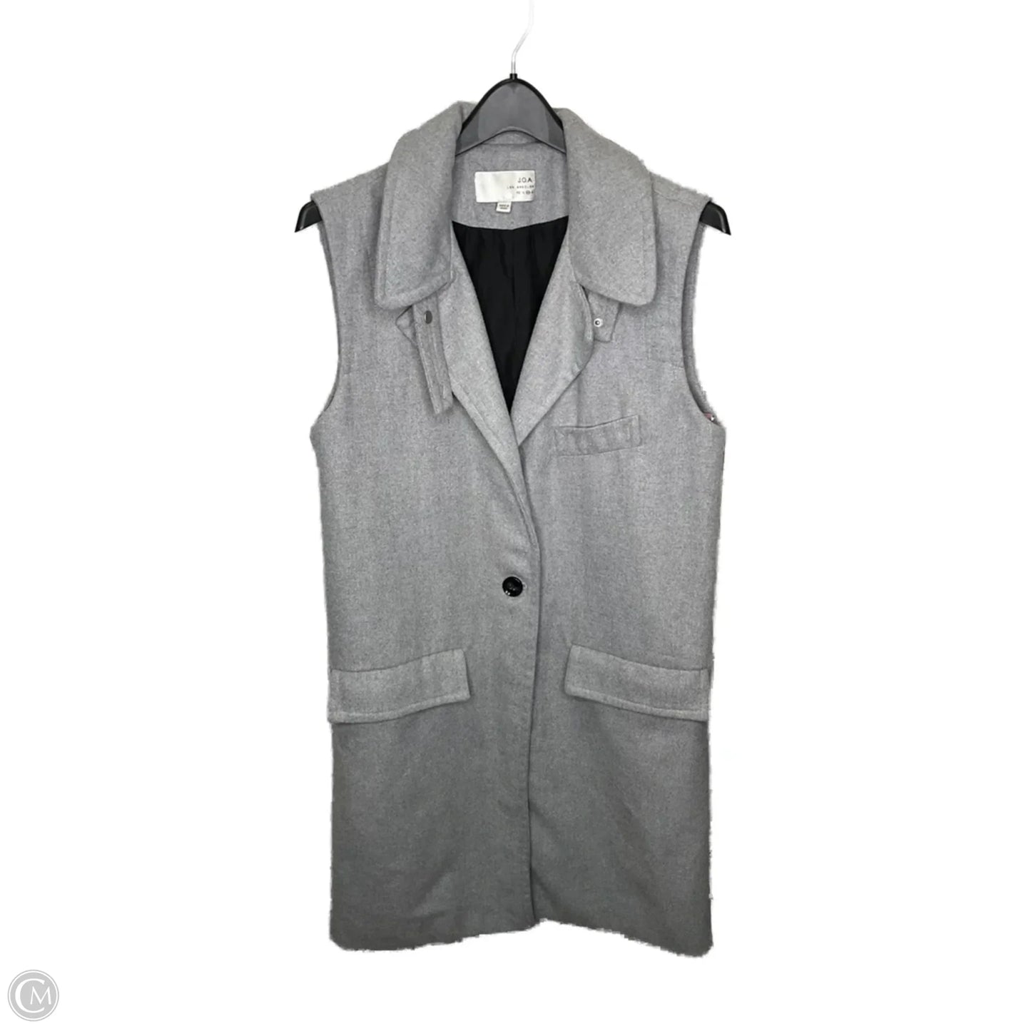Vest Fleece By Joa In Grey, Size: M