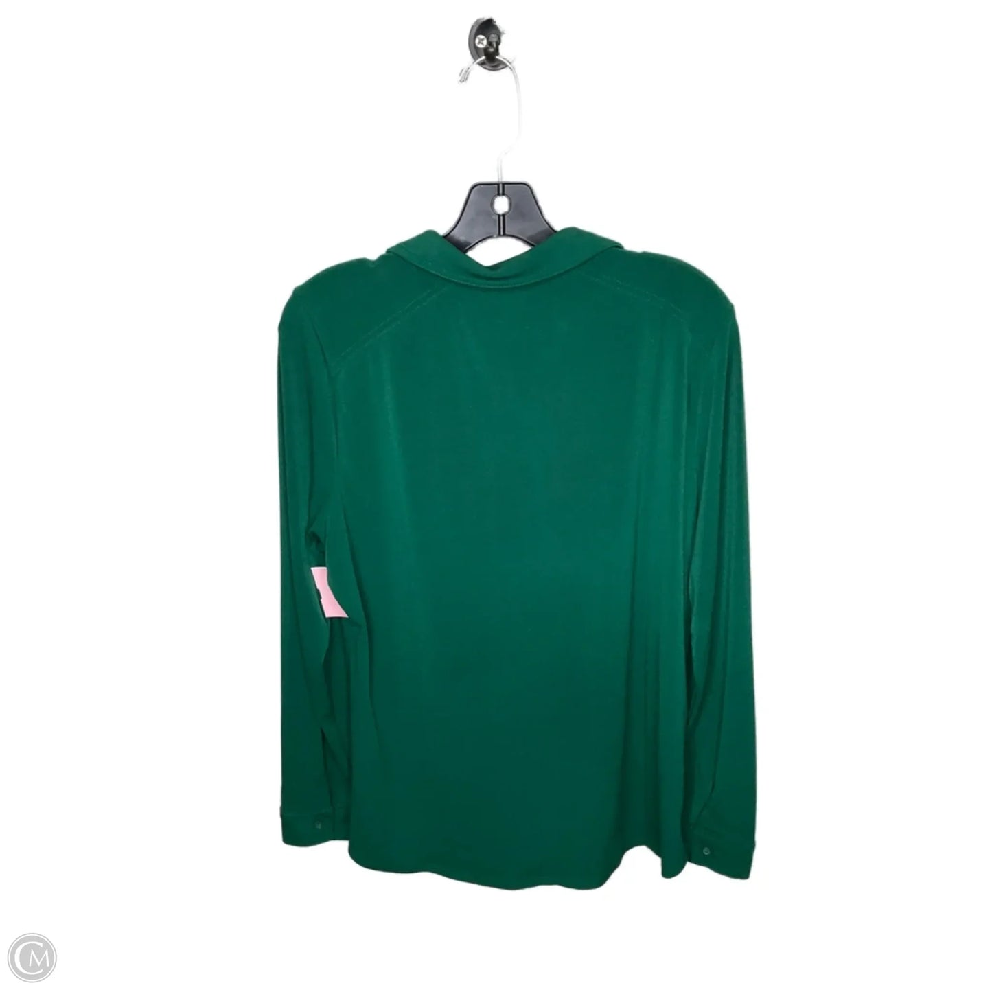 Top Long Sleeve Basic By Adrianna Papell In Green, Size: L