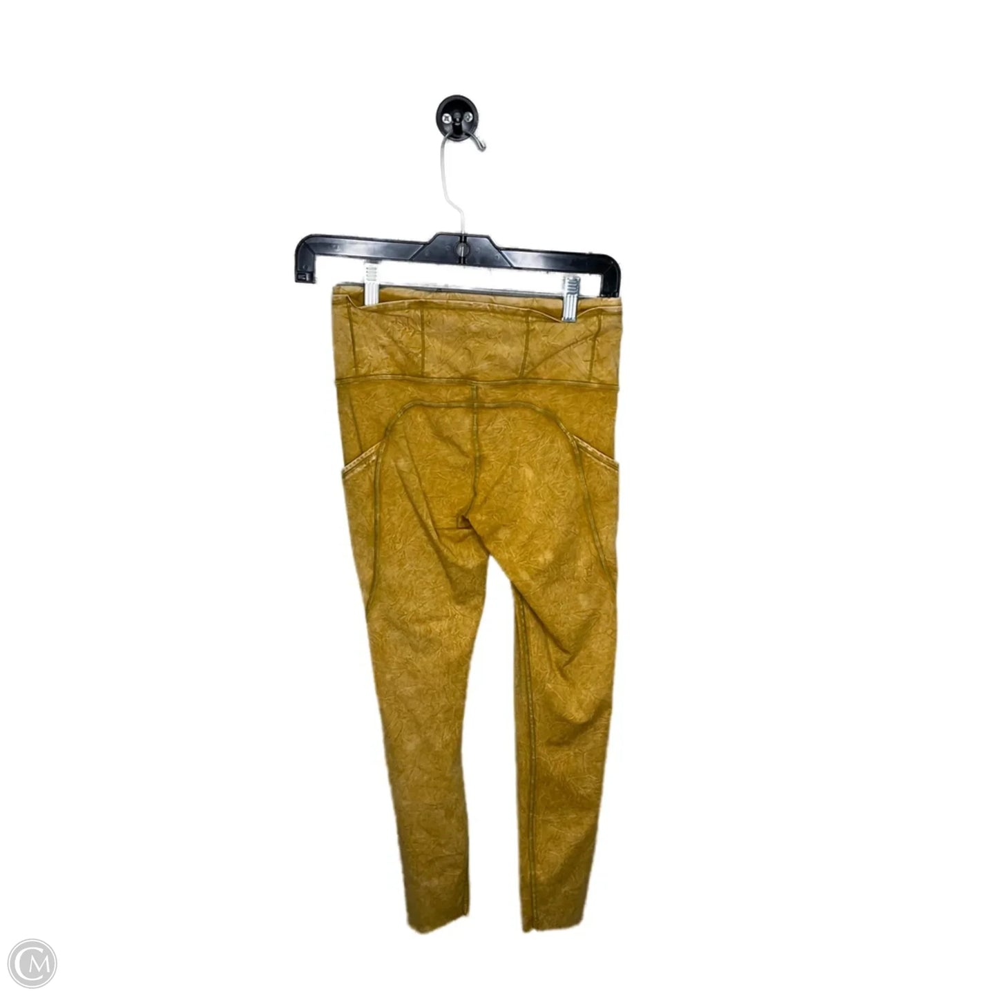 Athletic Leggings By Lululemon In Yellow, Size: 6