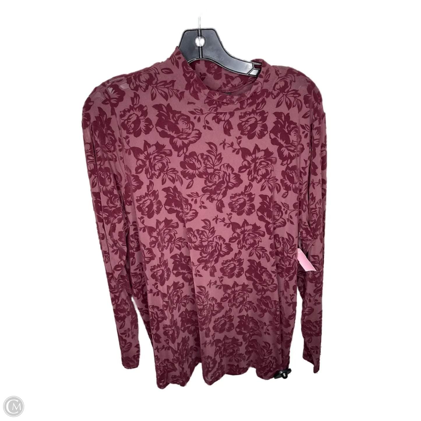 Top Long Sleeve By Torrid In Red, Size: 2x