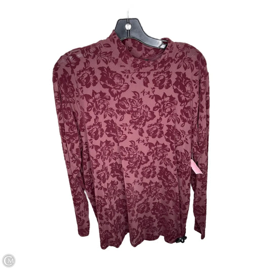 Top Long Sleeve By Torrid In Red, Size: 2x
