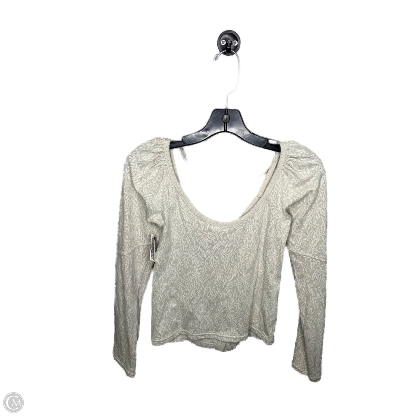 Top Long Sleeve By Free People In Grey, Size: S