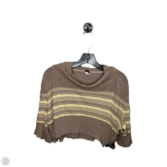 Top Short Sleeve By We The Free In Brown, Size: Xs