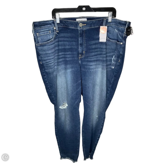 Jeans Skinny By Lane Bryant In Blue Denim, Size: 24