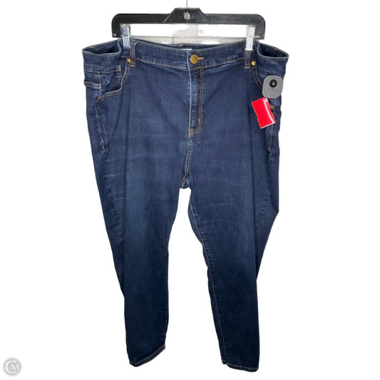 Jeans Skinny By Lane Bryant In Blue Denim, Size: 26