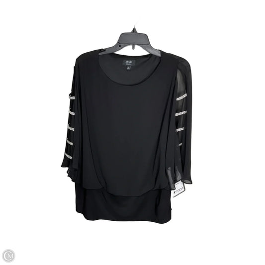 Top Short Sleeve By Msk In Black, Size: 2x