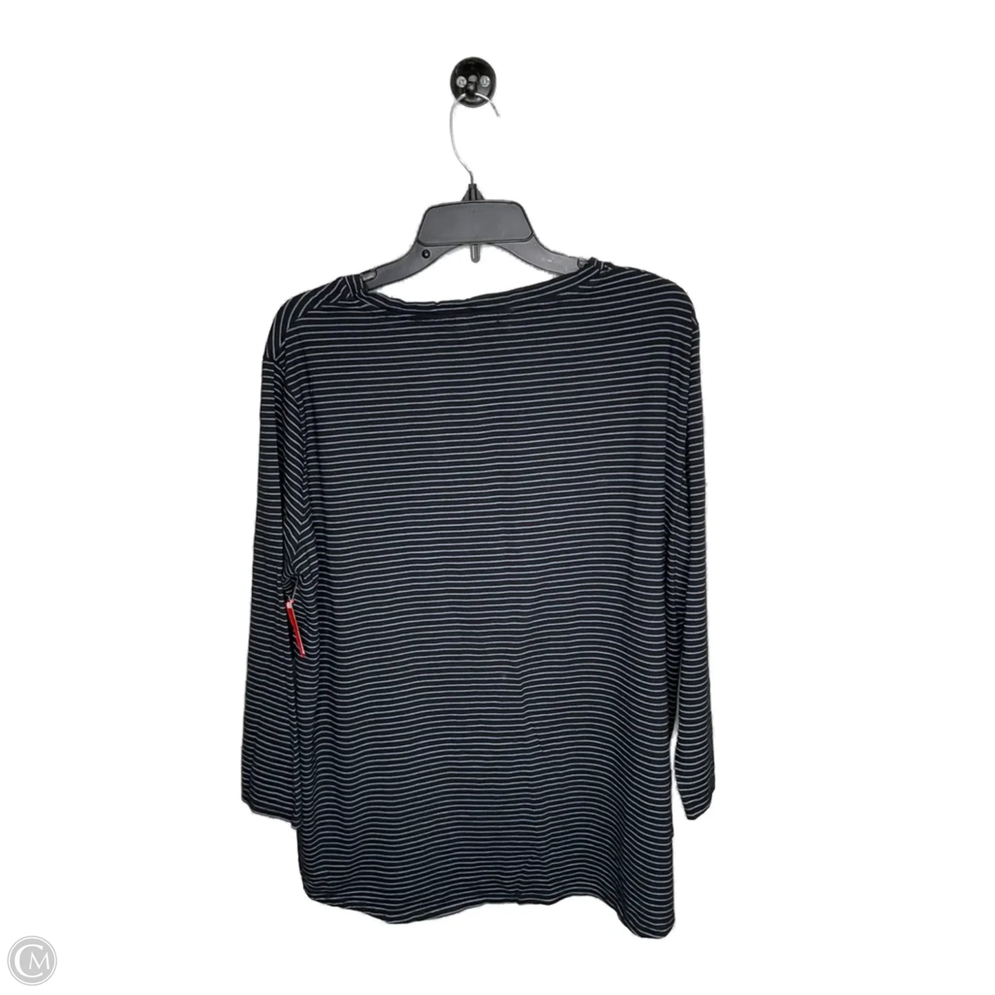 Top 3/4 Sleeve By Fresh Produce In Striped Pattern, Size: 1x