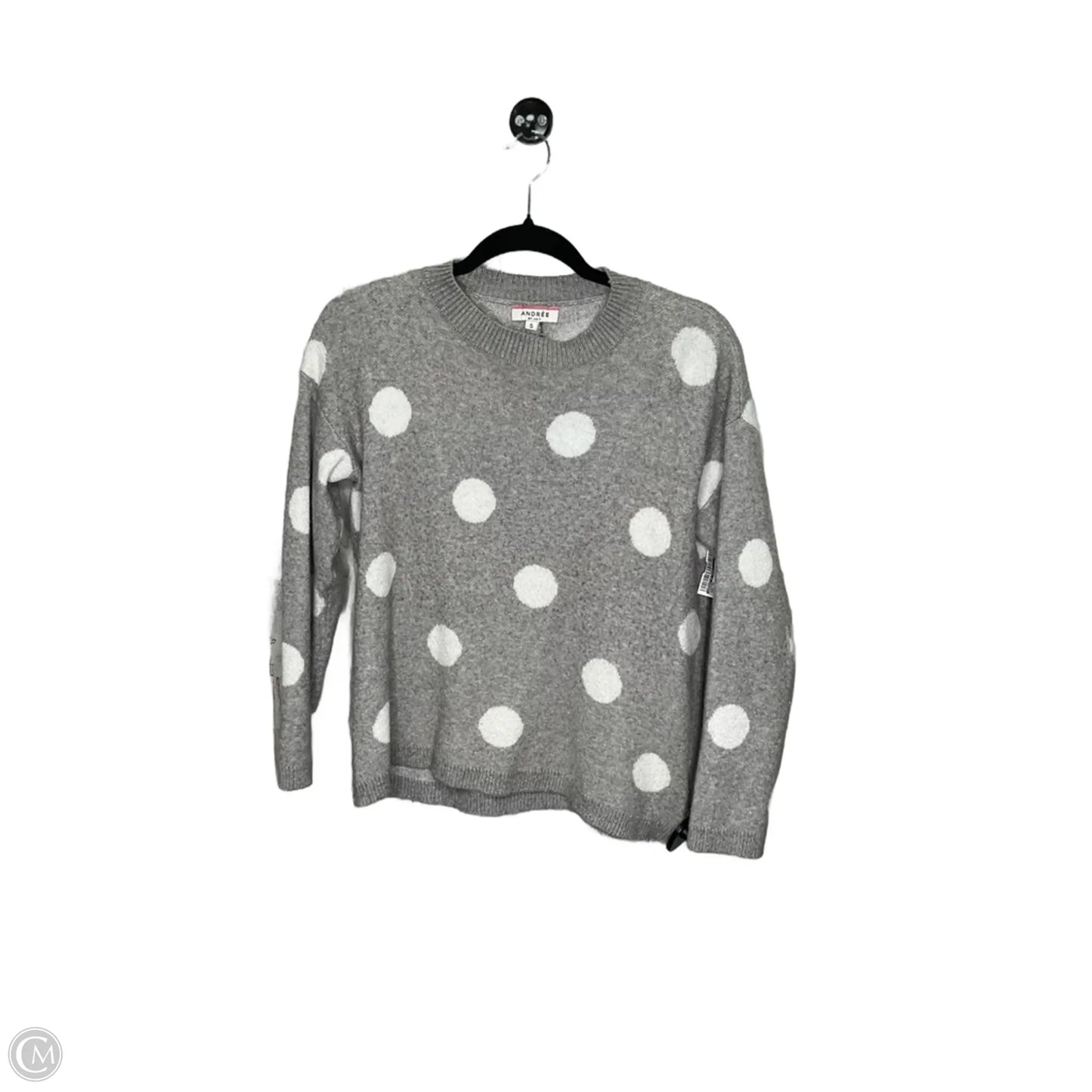 Sweater By Andree By Unit In Grey, Size: S