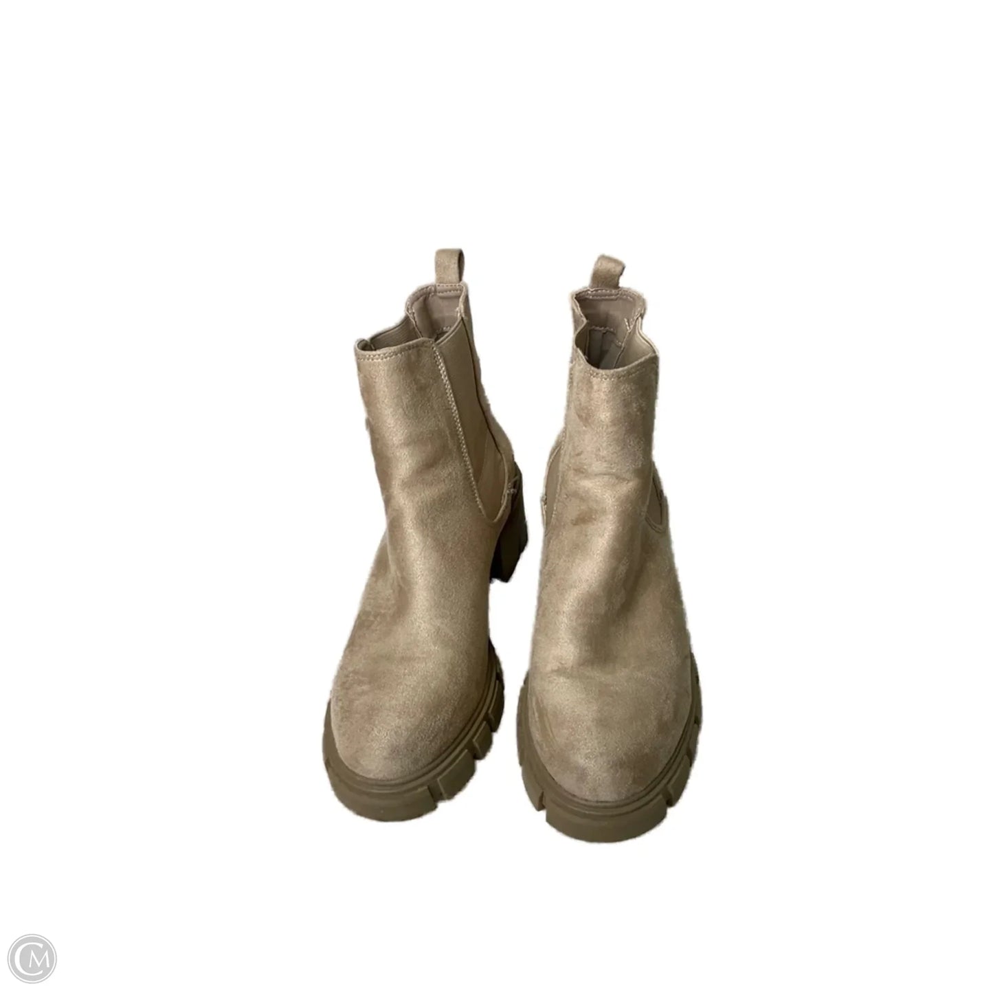 Boots Ankle Heels By Madden Girl In Brown, Size: 8.5