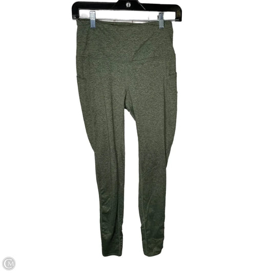 Athletic Leggings By Gaiam In Green, Size: S