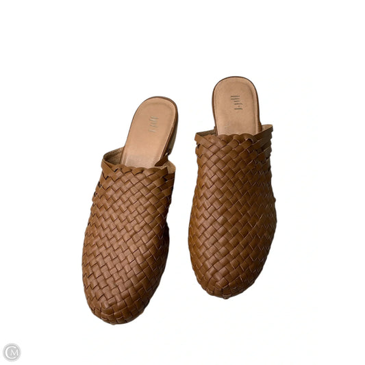 Sandals Heels Block By J. Jill In Brown, Size: 9