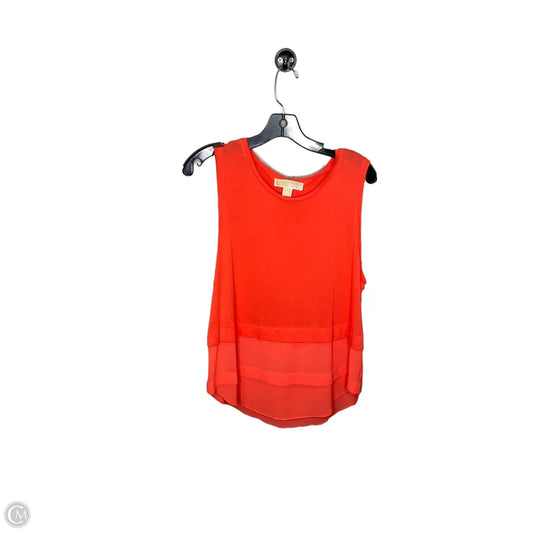 Top Sleeveless By Michael By Michael Kors In Coral, Size: L