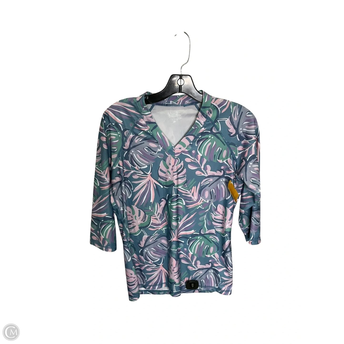 Swimwear Cover-up By Clothes Mentor In Tie Dye Print, Size: M