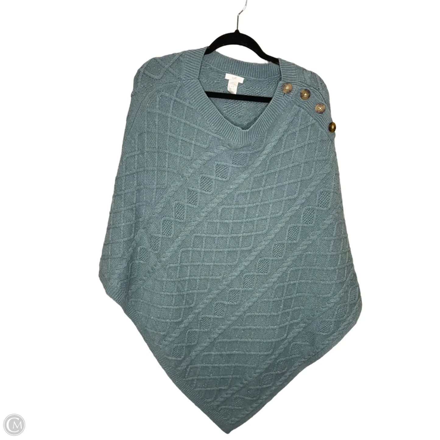 Poncho By J. Jill In Blue, Size: Osfm