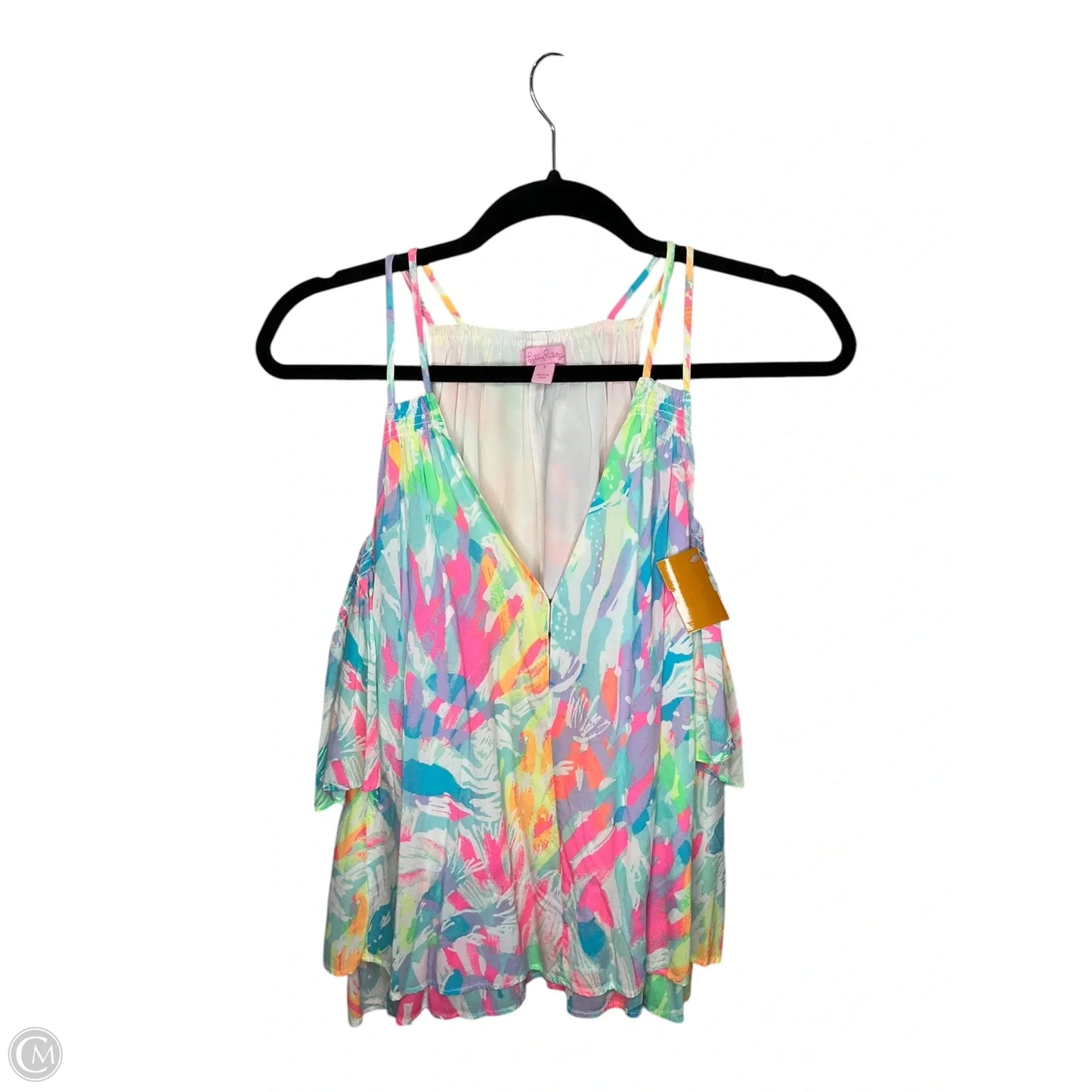 Top Sleeveless Designer By Lilly Pulitzer In Multi-colored, Size: S