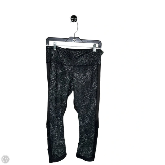 Athletic Leggings By Lululemon In Black & Grey, Size: 6
