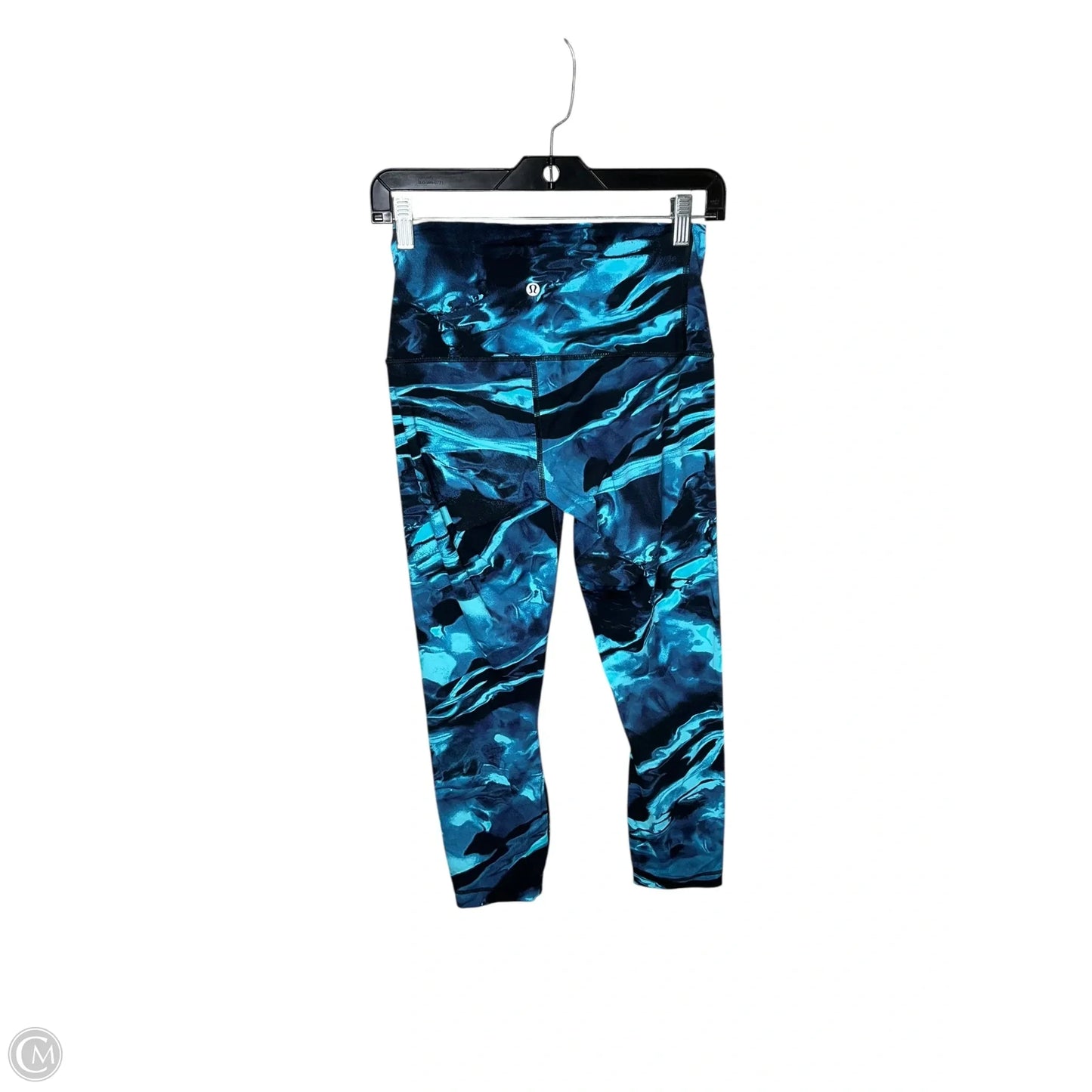 Athletic Leggings By Lululemon In Blue, Size: 8