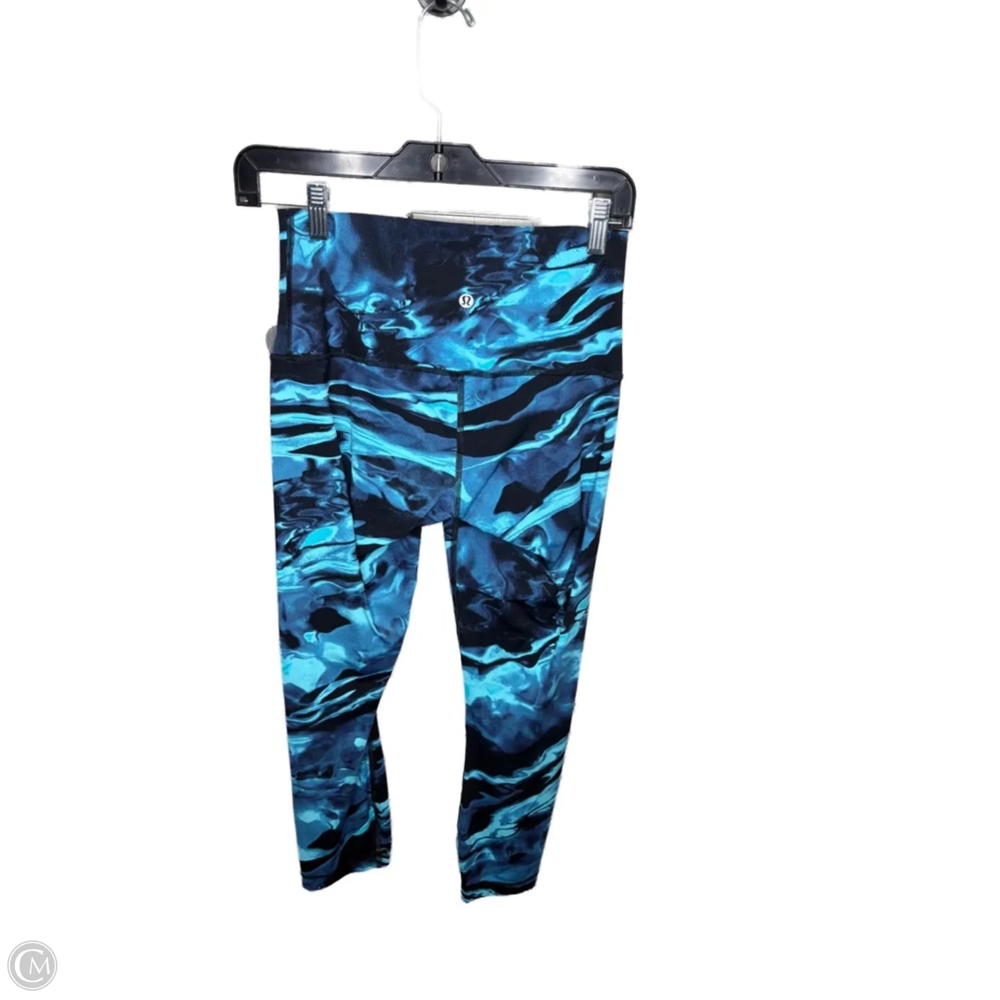 Athletic Leggings By Lululemon In Blue, Size: 8