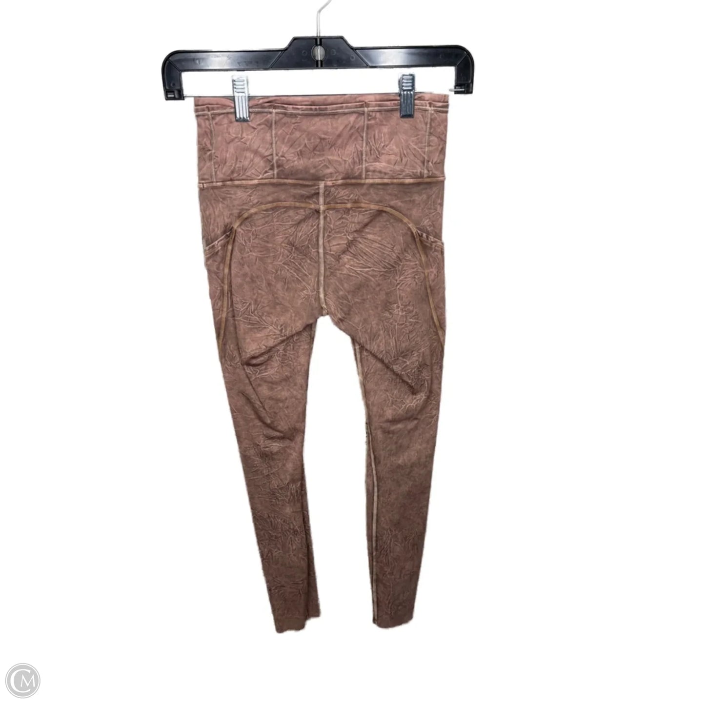 Athletic Leggings By Lululemon In Brown, Size: 8