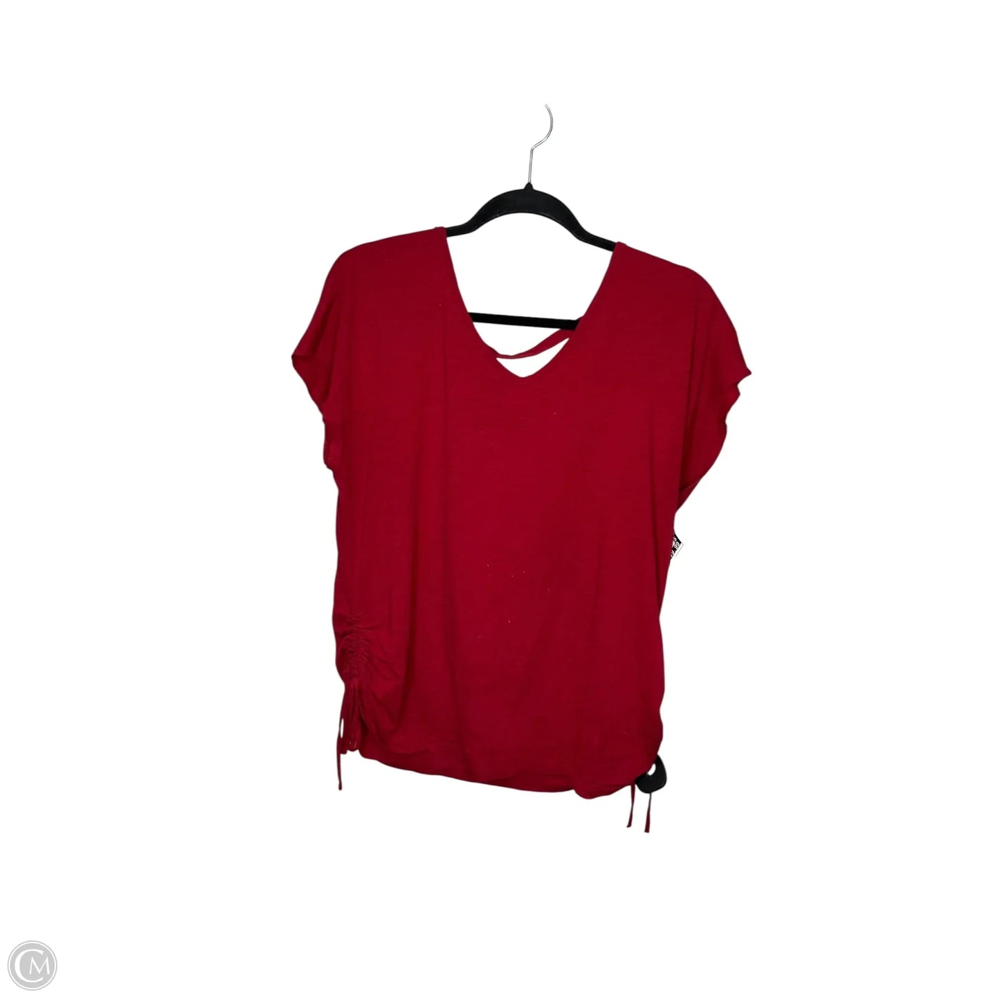 Top Short Sleeve By Clothes Mentor In Red, Size: Xl