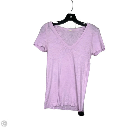 Top Short Sleeve By J. Crew In Pink, Size: Xs