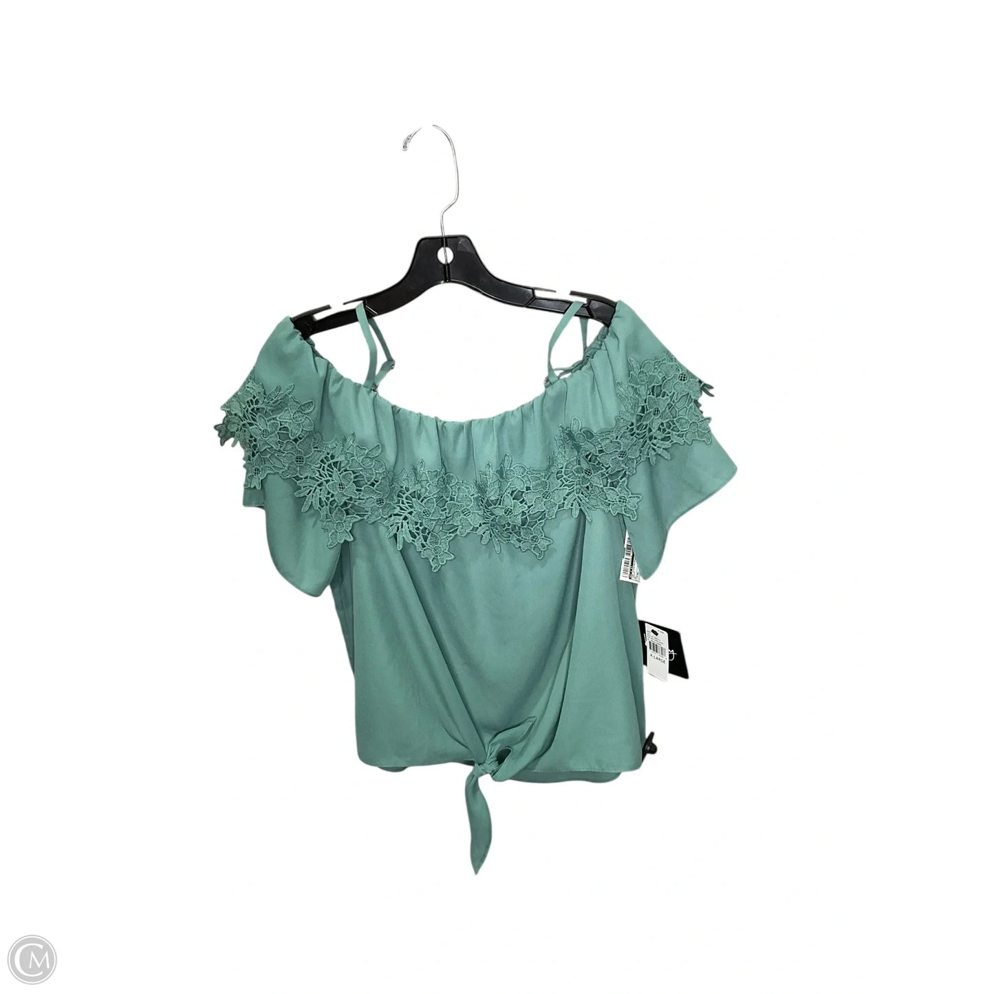 Top Sleeveless By By & By In Green, Size: Xl