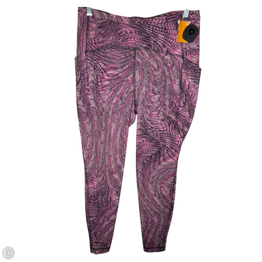 Athletic Leggings By Lululemon In Multi-colored, Size: 10