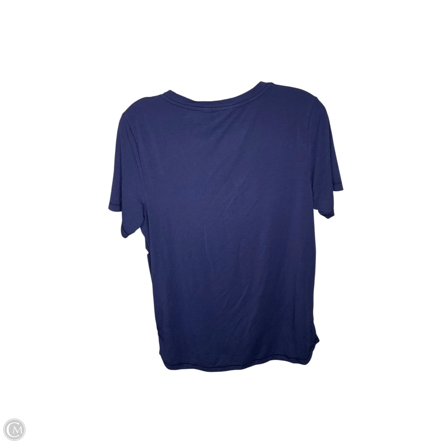 Athletic Top Short Sleeve By Athleta In Navy, Size: M