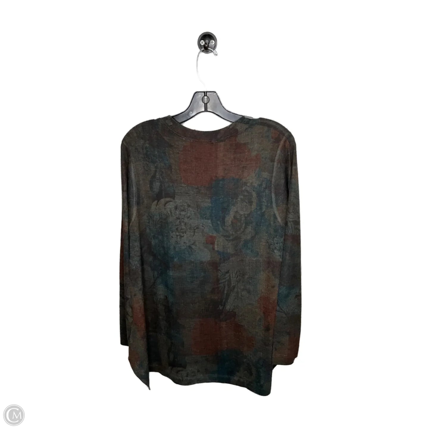 Top Long Sleeve By Soft Surroundings In Black, Size: L