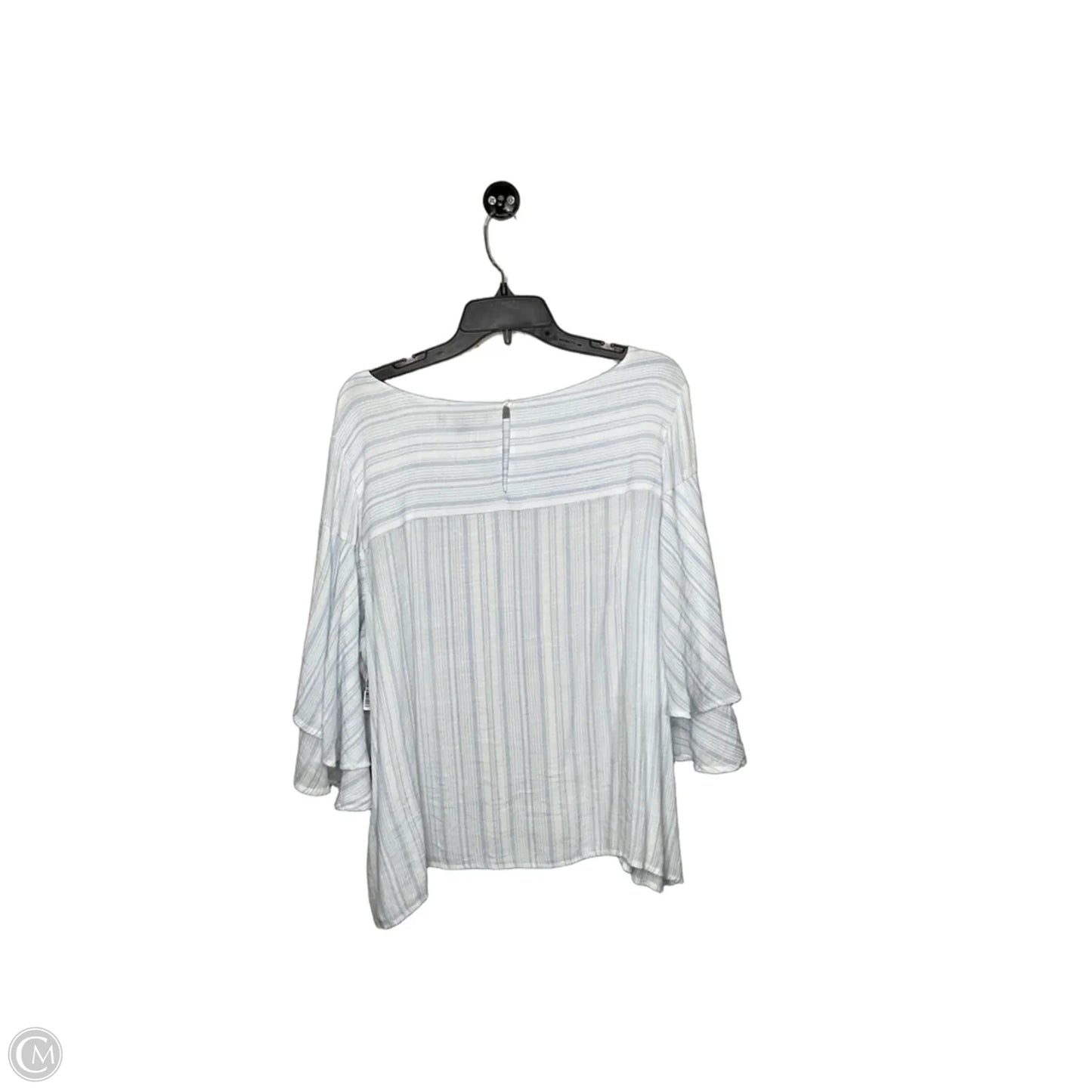 Top Long Sleeve By Zac And Rachel In Striped Pattern, Size: Xl