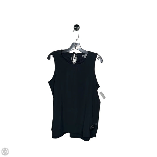 Top Sleeveless By Talbots In Black, Size: S