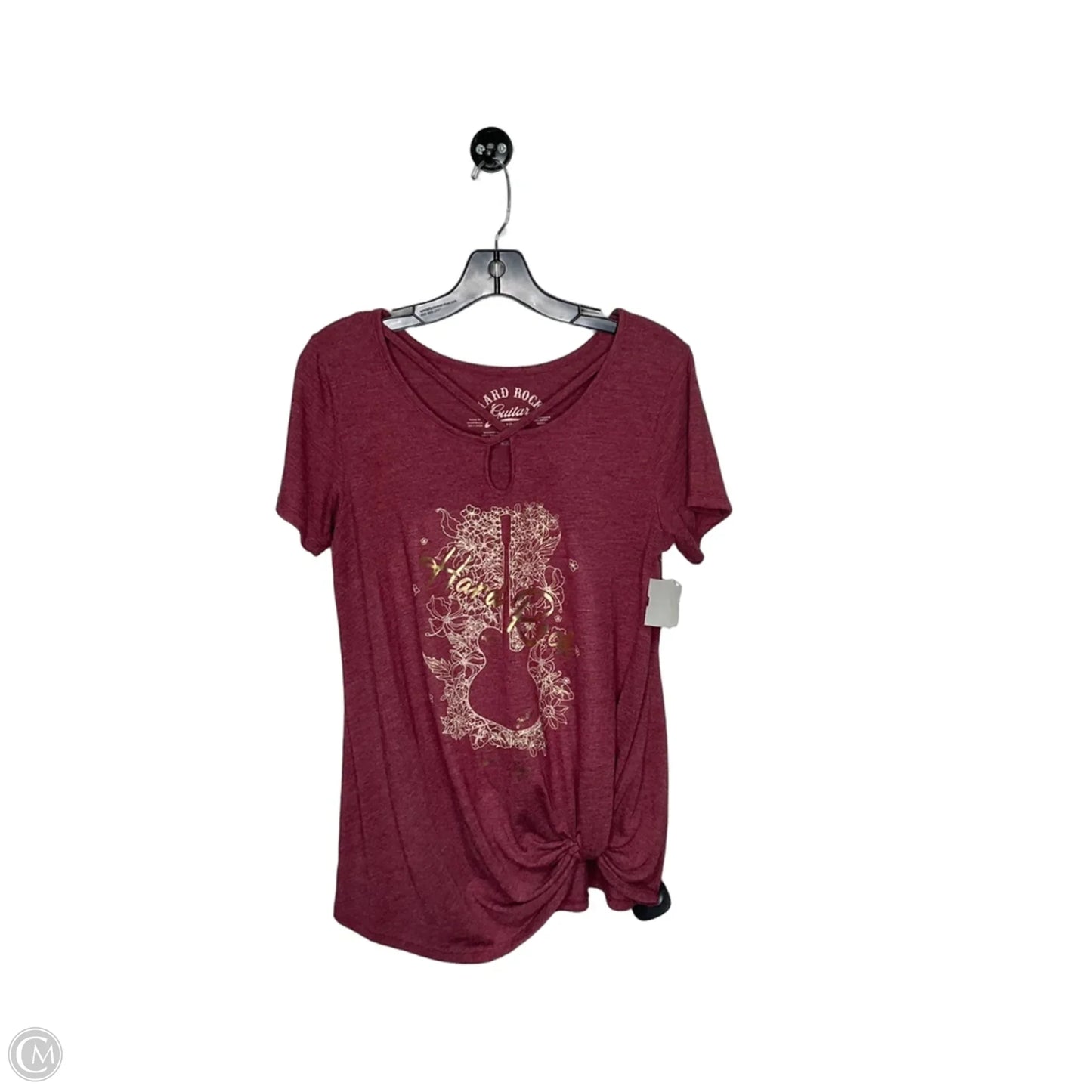 Top Short Sleeve Basic By Clothes Mentor In Maroon, Size: S