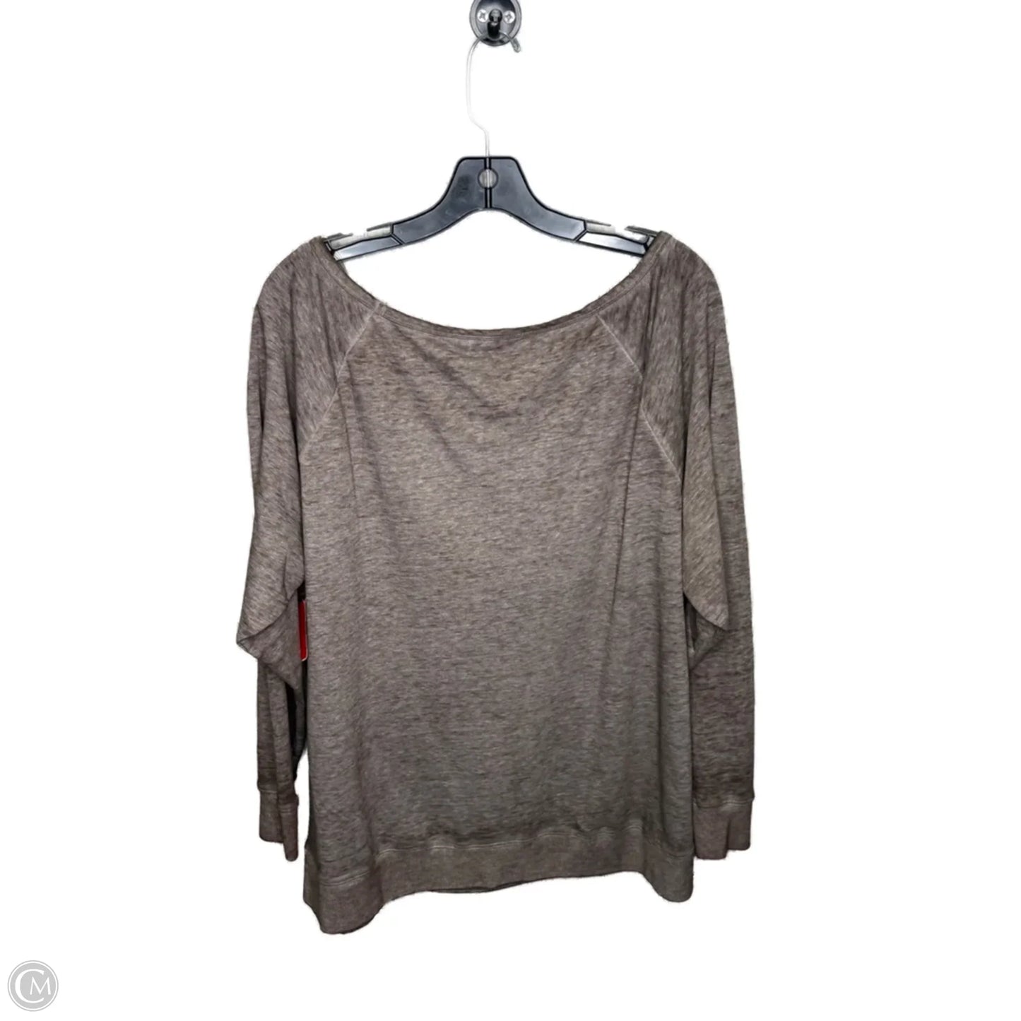 Top Short Sleeve Basic By Cato In Brown, Size: 18
