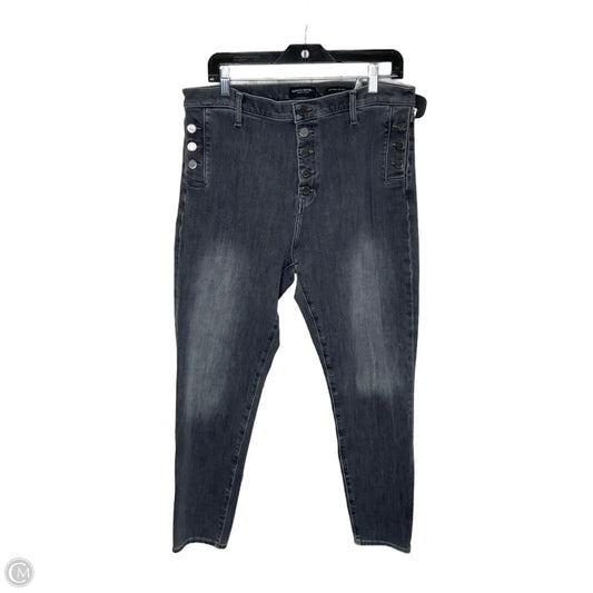 Jeans Skinny By Banana Republic In Grey, Size: 3x