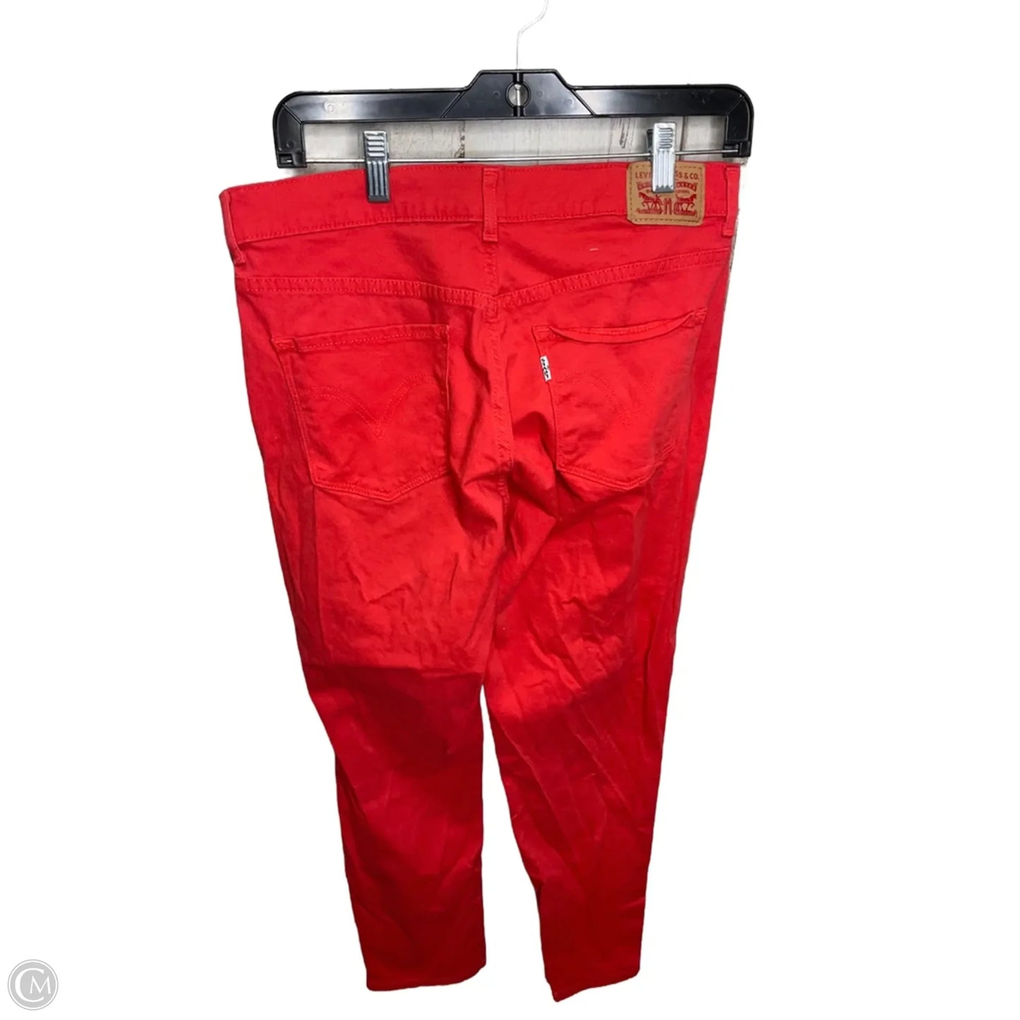 Jeans Skinny By Levis In Coral, Size: 8