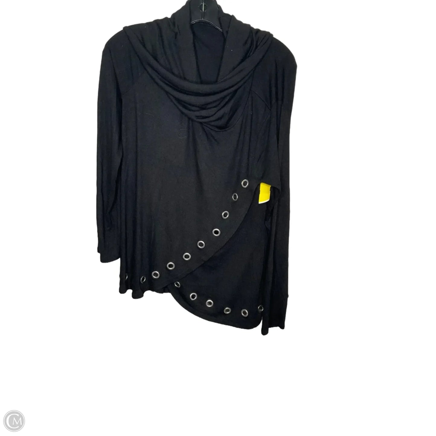 Top Long Sleeve By Belldini In Black, Size: L