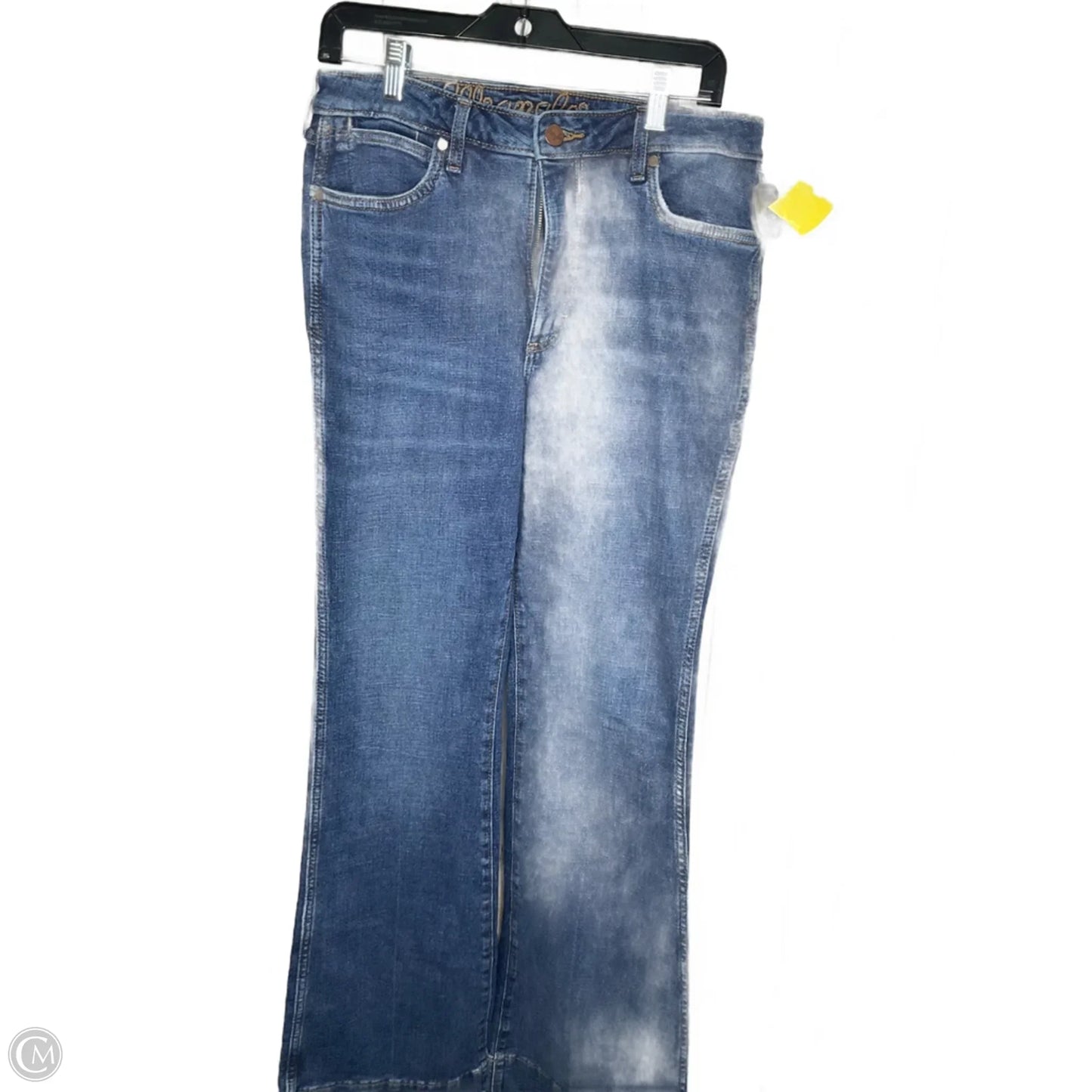 Jeans Flared By Wrangler In Blue, Size: L