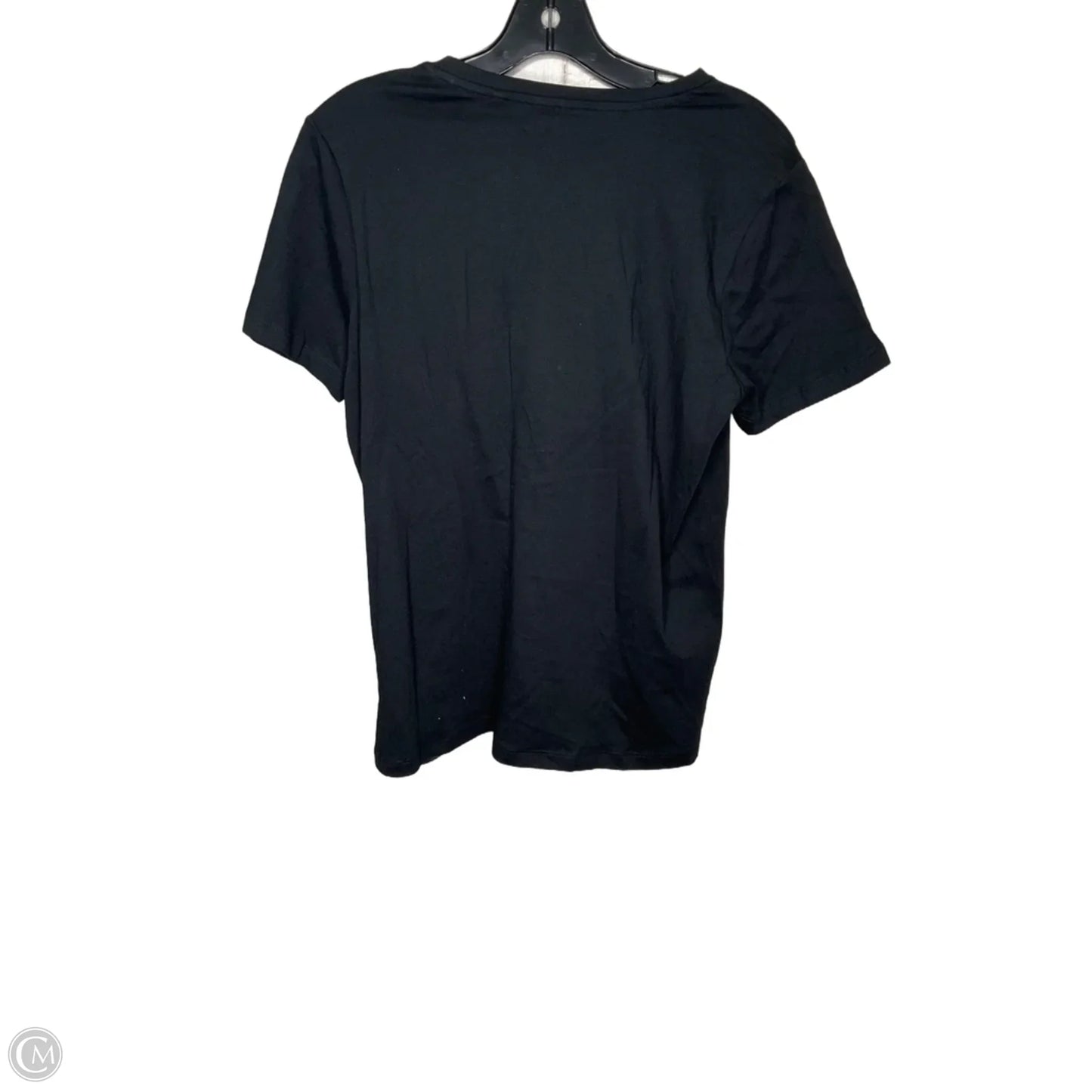 Top Short Sleeve Basic By Guess In Black & Red, Size: L