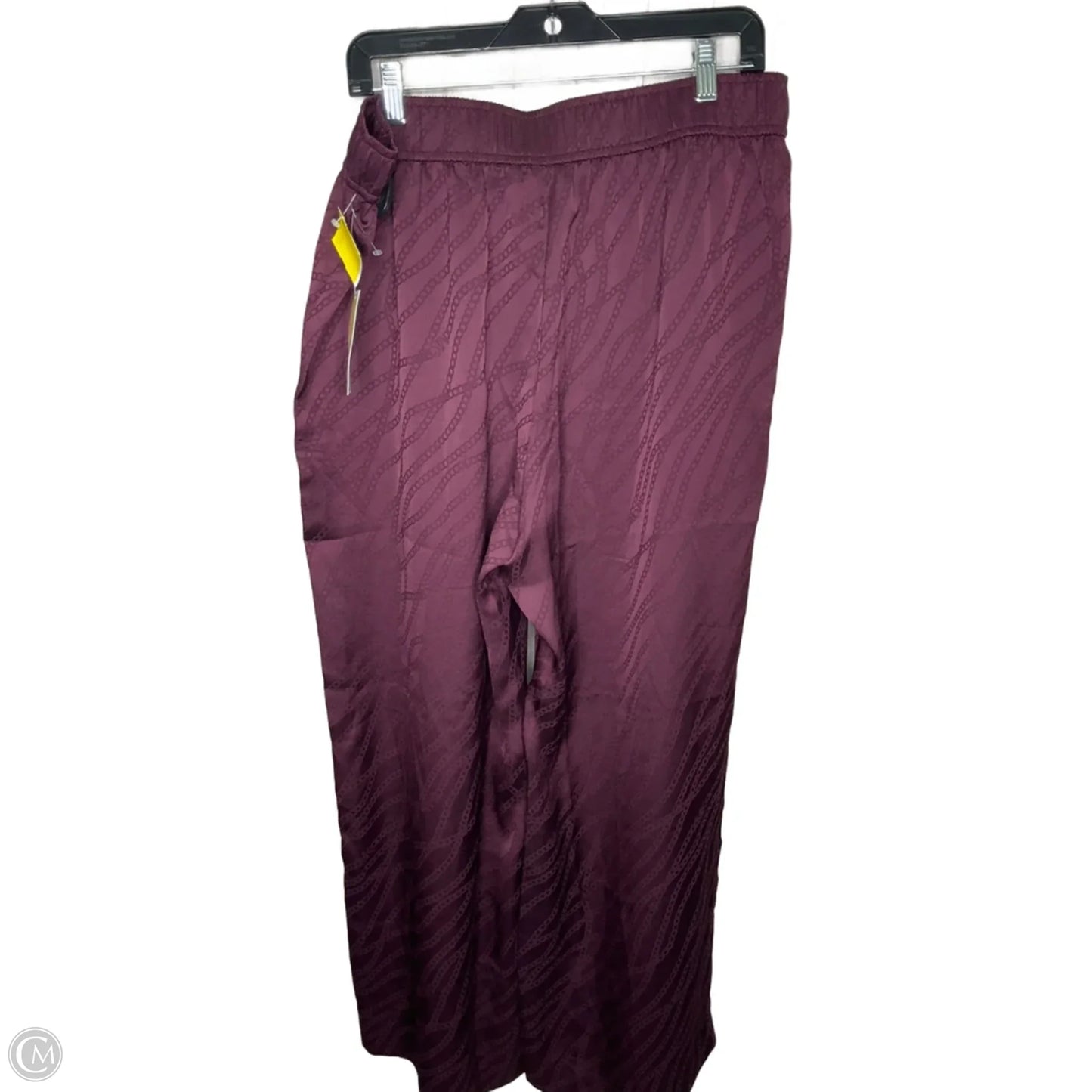 Pants Designer By Michael Kors In Maroon, Size: Xl